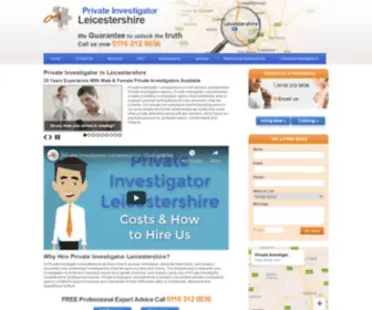 Private-Investigator-Leicestershire.co.uk(Private Investigator Leicestershire) Screenshot