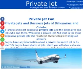 Private-Jet-Fan.com(PRIVATE JET FAN) Screenshot