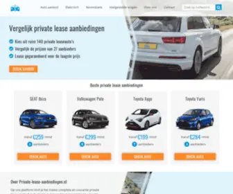 Private-Lease-AAnbiedingen.nl(Private lease aanbiedingen) Screenshot