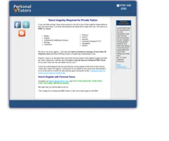 Private-Tutors.co.uk(Bot Verification) Screenshot