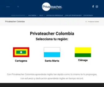 Privateacher.com(PRIVATEACHER Colombia) Screenshot