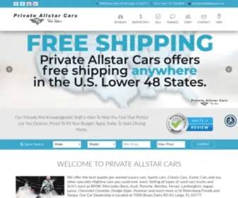 Privateallstarcars.com(Used Cars St Petersburg Tampa FL) Screenshot