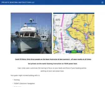 Privateboatinginstruction.com(Private Boating Instruction LLC) Screenshot