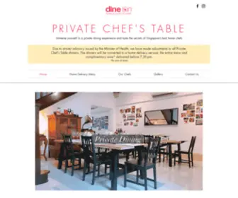 Privatechefstable.com(Private Chef's Table) Screenshot