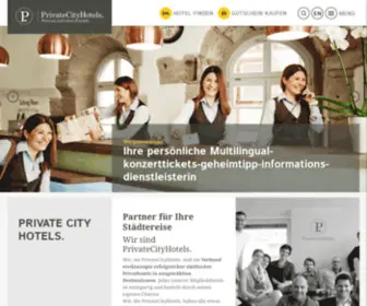 Privatecityhotels.com(Private City Hotels) Screenshot