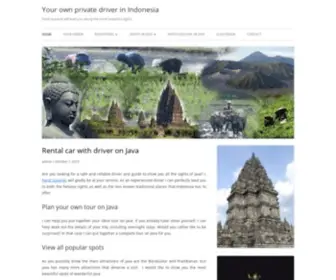 Privatedriverindonesia.com(Tour on Java with a private driver and guide) Screenshot