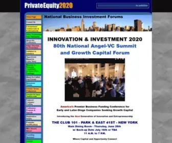 Privateequityforums.com(Mike Segal National Business Investment Forums) Screenshot