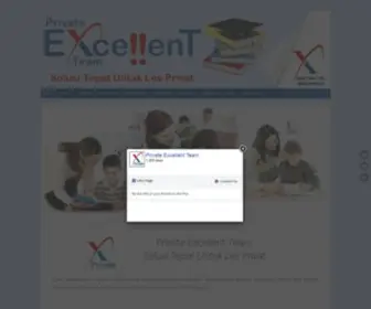 Privateexcellent.com(Les Privat Berkualitas Excellent di Jakarta dan Tangerang Selatan) Screenshot