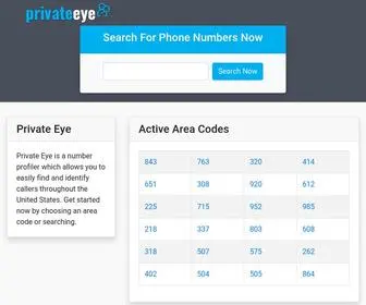 Privateeye.io(Private Eye) Screenshot