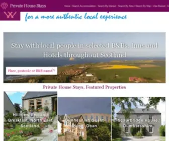 Privatehousestays.com(Private House Stays) Screenshot