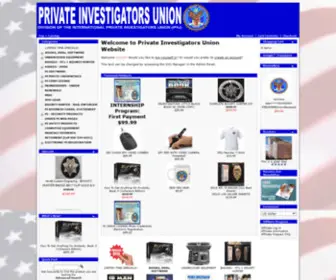 Privateinvestigator.cc(Private Investigators Union) Screenshot