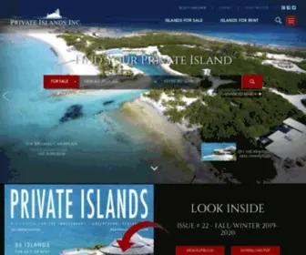 Privateislandsonline.com(Private Islands Inc) Screenshot