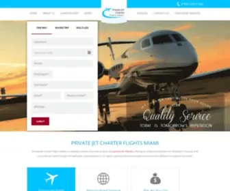 Privatejetcharterflightsmiami.com(PriVate Jet Charter Flights Miami Private Jet Charter Flights Miami) Screenshot