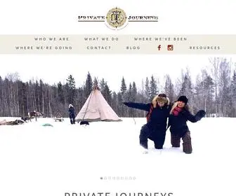 Privatejourneys.net(Women's Adventure Travel) Screenshot