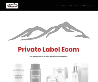 Privatelabelecom.com(Private Label Ecom) Screenshot