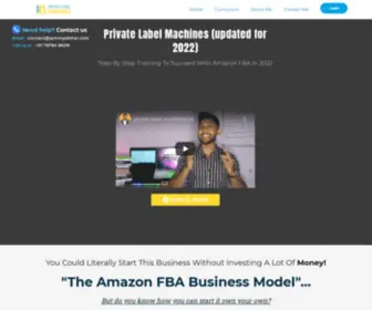 Privatelabelmachines.com(LEARNING THE WAY TO SUCCESS) Screenshot