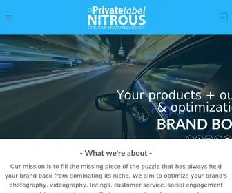 Privatelabelnitrous.com(Private Label Nitrous) Screenshot