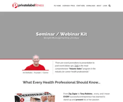 Privatelabelseminarkit.com(Private Label Seminar Kit) Screenshot