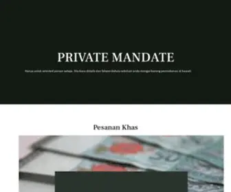 Privatemandate.net(By DDNK) Screenshot