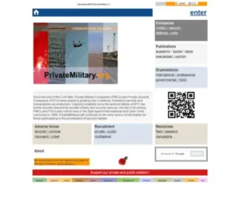 Privatemilitary.org(Private Military Companies) Screenshot