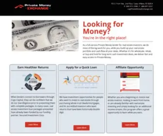 Privatemoneyexchange.com(Looking for Money) Screenshot
