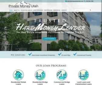 Privatemoneyutah.com(Hard Money Loans) Screenshot