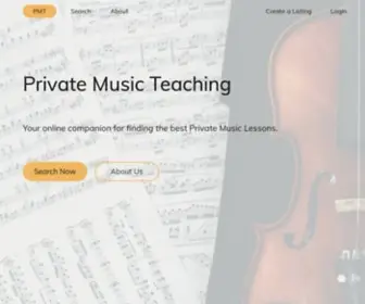 Privatemusicteaching.org(Private Music Teaching) Screenshot