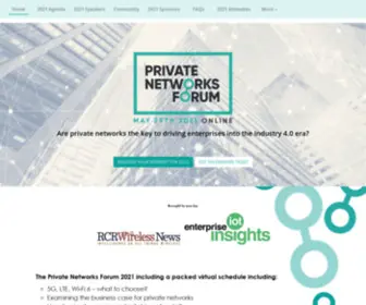 Privatenetworksforum.com(Private Networks Forum) Screenshot