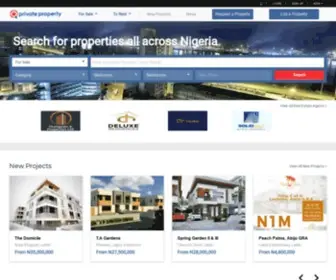 Privateproperty.com.ng(Property in Nigeria) Screenshot
