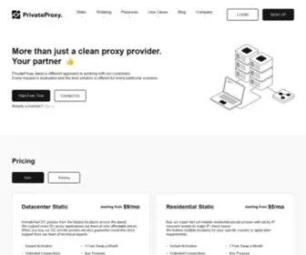 Privateproxy.me(Buy Private Proxy from the Trusted Provider) Screenshot