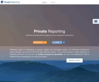 Privatereporting.com(Private Reporting) Screenshot