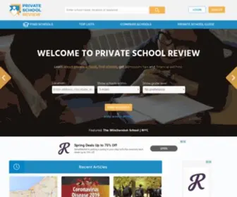 Privateschoolreview.com(Private School Review) Screenshot