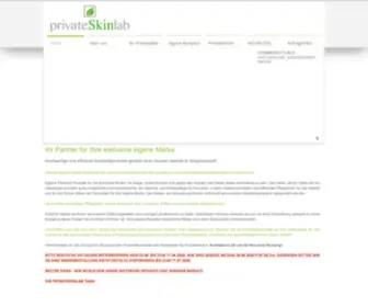 Privateskinlab.de(Kosmetik) Screenshot