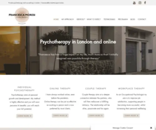 Privatetherapist.london(Psychotherapy in London and Online) Screenshot