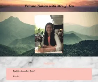 Privatetuitionjoanteo.com(Private Tuition with Mrs) Screenshot