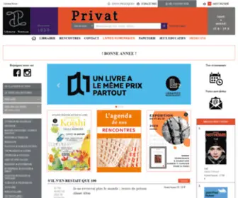 Privat.fr(Réservez votre livre parmi plus d'1 million de titres) Screenshot