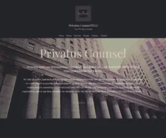 Privatuscounsel.com(Privatus Counsel) Screenshot