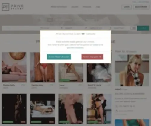 Prive-Escort.be(Privé) Screenshot