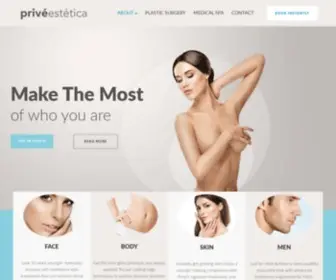 Priveestetica.com(Site is undergoing maintenance) Screenshot