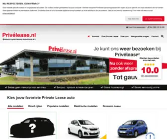 Privelease.nl Screenshot