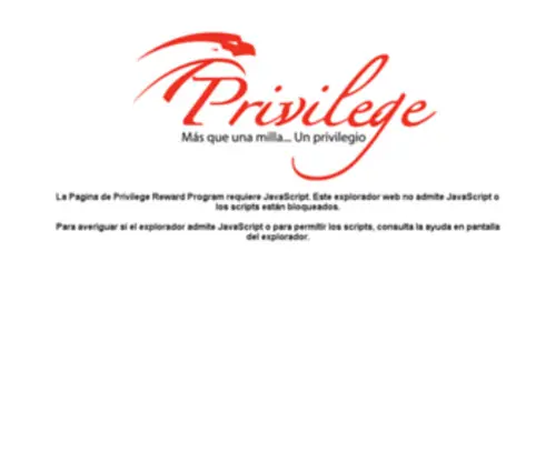 Privilege.com.ve(Privilege) Screenshot