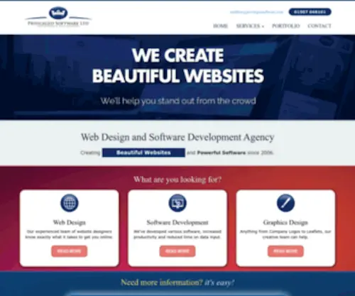 Privilegedsoftware.com(Web Design and Software Development Agency) Screenshot