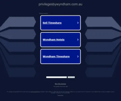 Privilegesbywyndham.com.au(Privilegesbywyndham) Screenshot