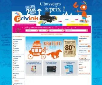 Privink.com(Cartouche compatible pas cher) Screenshot