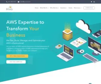 Privoit.com(Amazon WorkSpaces Managed Services) Screenshot