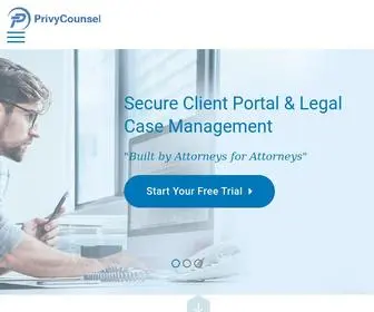 Privycounsel.com(Legal Client Case Management & Communication Portal) Screenshot