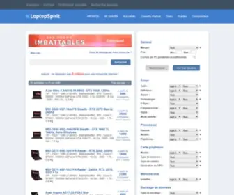 Prix-Portables.fr(Comparatif PC portable : trouvez votre ordinateur idéal) Screenshot