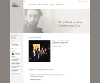 Prixalbertlondres.com(Sommaire L'Oeil d'or) Screenshot