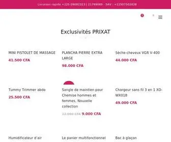 Prixat.com(Les meilleurs produits avec garanties 6 à 12 mois) Screenshot