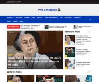 Prixconstantin.com(General Blog) Screenshot